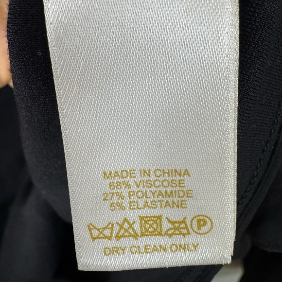 Kate Spade Balck Ponte Scallop Crop Top - Picture 4 of 6